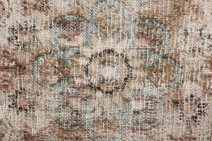 250cm x 345cm Handgeknoopt Ultra Vintage Perzisch Wol Vloerkleed