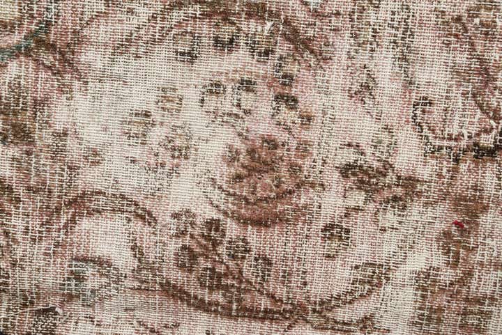 250cm x 345cm Handgeknoopt Ultra Vintage Perzisch Wol Vloerkleed
