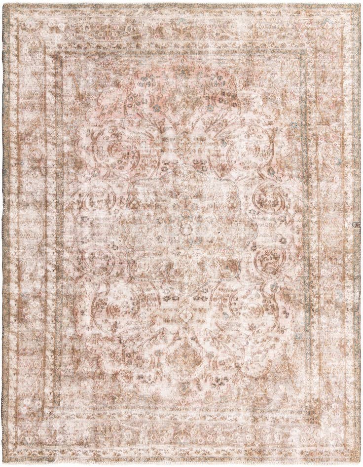 Detail image of 8' 3 x 11' 3 Hand Knotted Ultra Vintage Persian Wool Rug