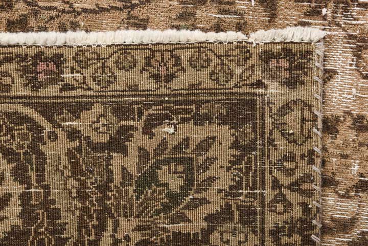 9' 2 x 12' 4 Hand Knotted Ultra Vintage Persian Wool Rug