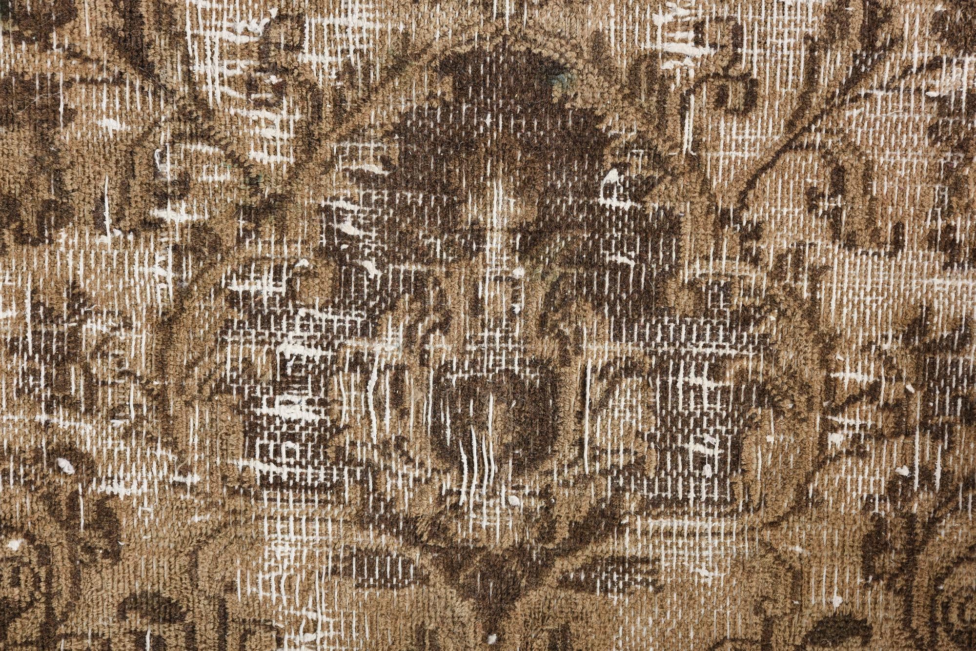 9' 2 x 12' 4 Hand Knotted Ultra Vintage Persian Wool Rug