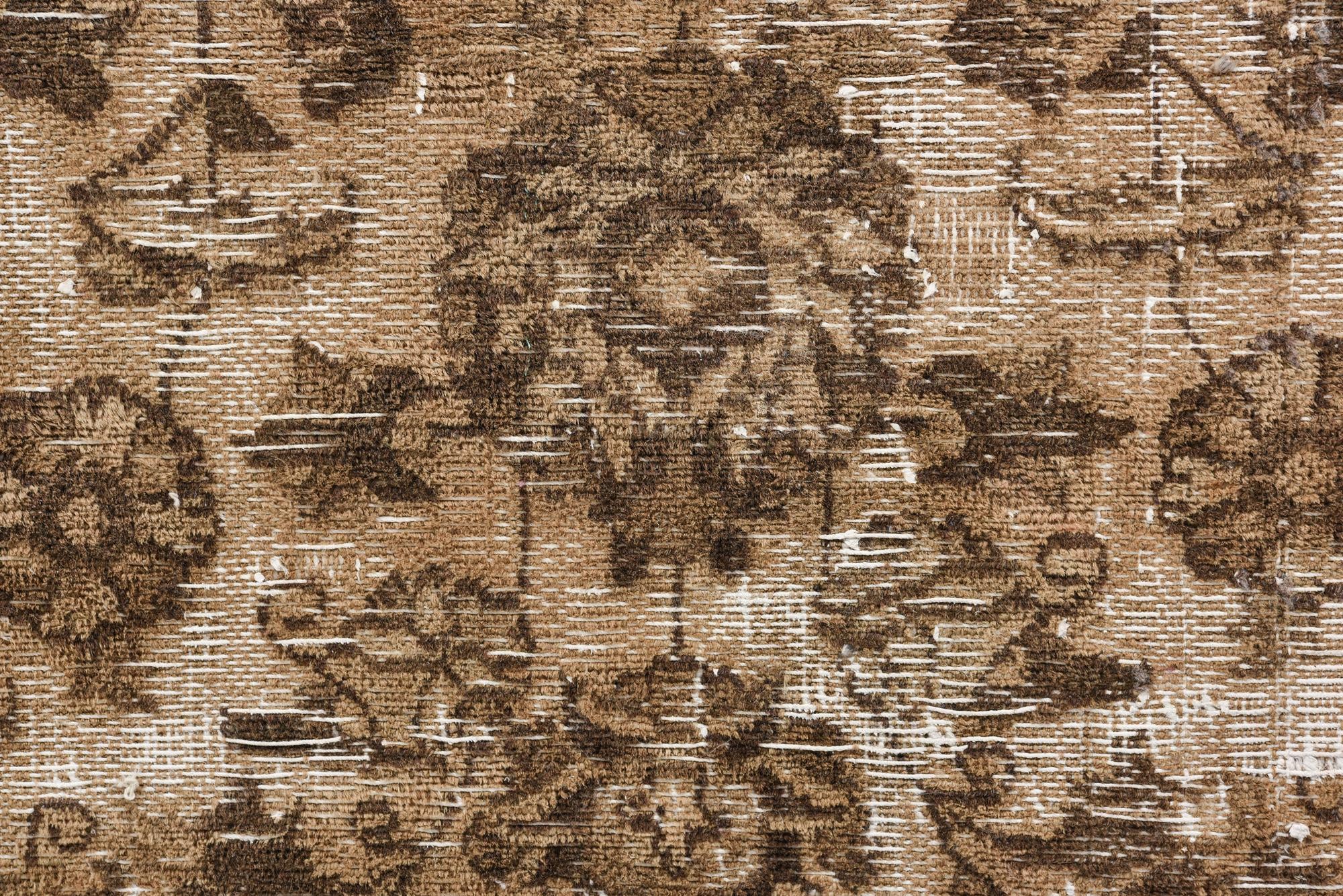 9' 2 x 12' 4 Hand Knotted Ultra Vintage Persian Wool Rug