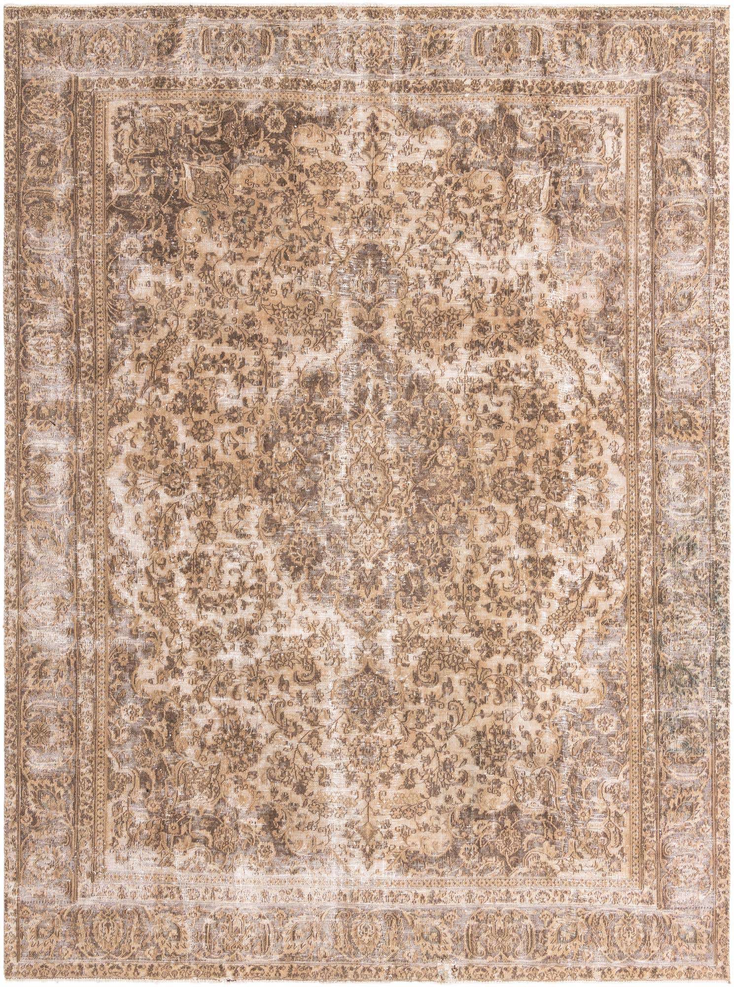 9' 2 x 12' 4 Hand Knotted Ultra Vintage Persian Wool Rug