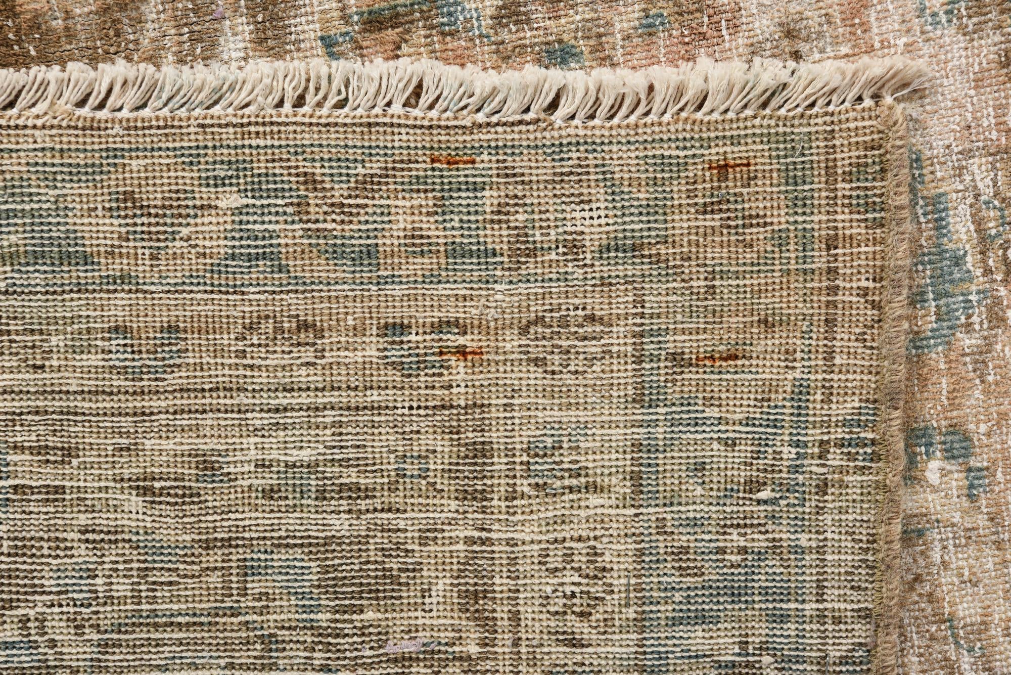 9' 5 x 12' 9 Hand Knotted Ultra Vintage Persian Wool Rug