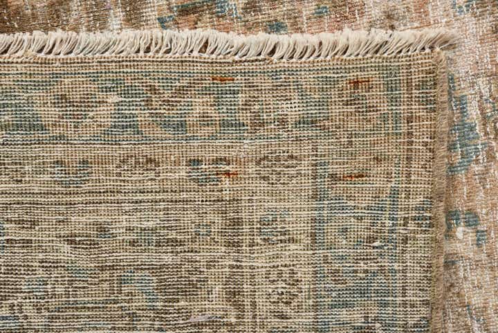 9' 5 x 12' 9 Hand Knotted Ultra Vintage Persian Wool Rug