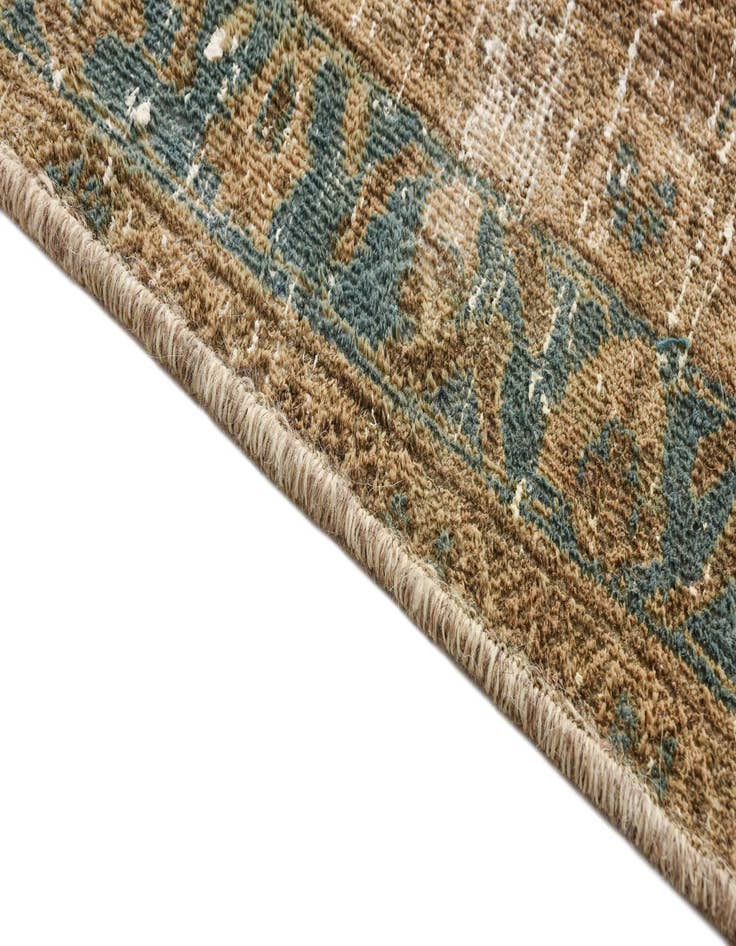 Detail image of 9' 5 x 12' 9  Hand Knotted Ultra Vintage Persian Wool Rug