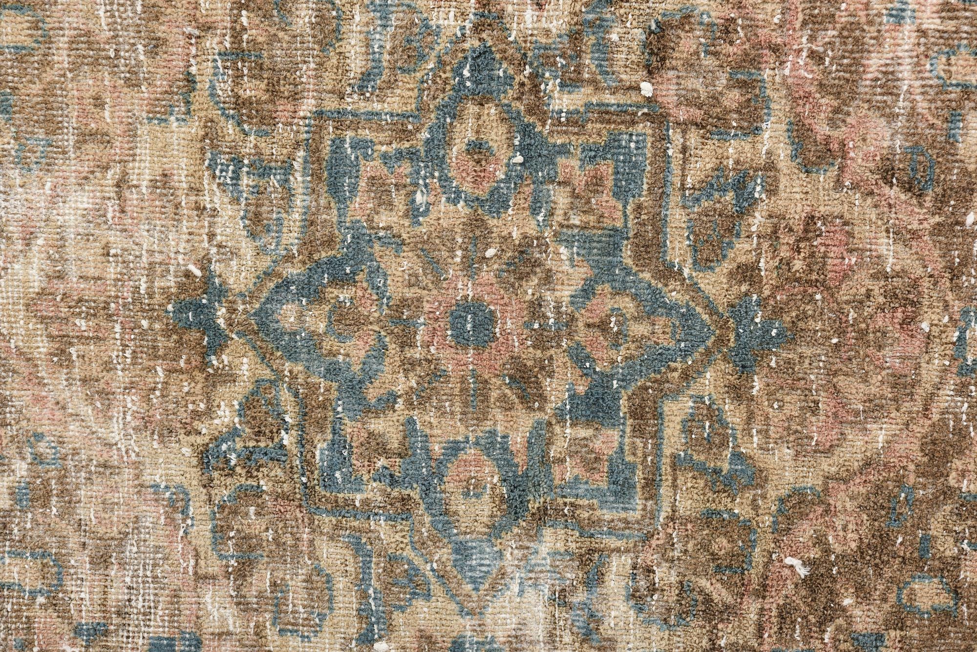 9' 5 x 12' 9 Hand Knotted Ultra Vintage Persian Wool Rug