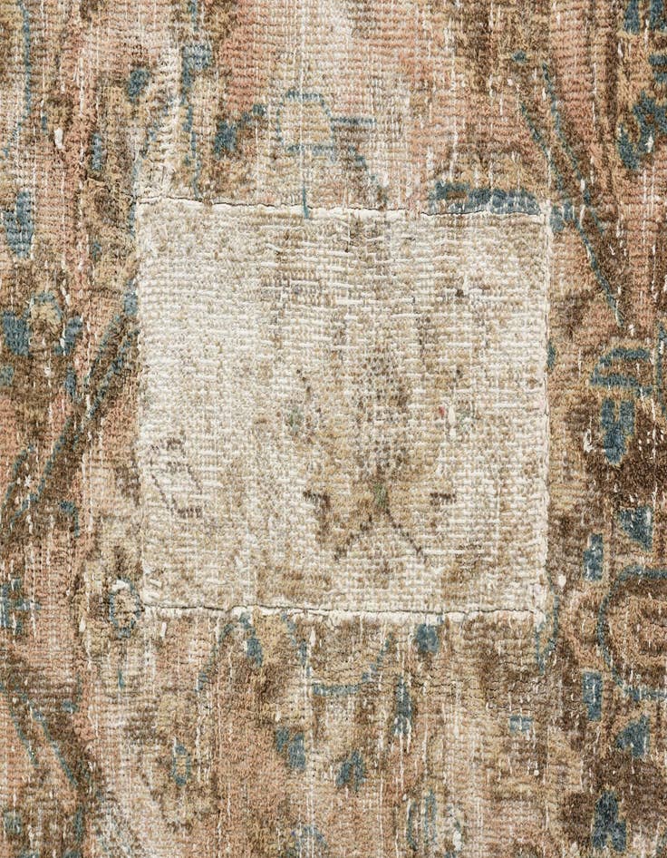 Detail image of 9' 5 x 12' 9  Hand Knotted Ultra Vintage Persian Wool Rug