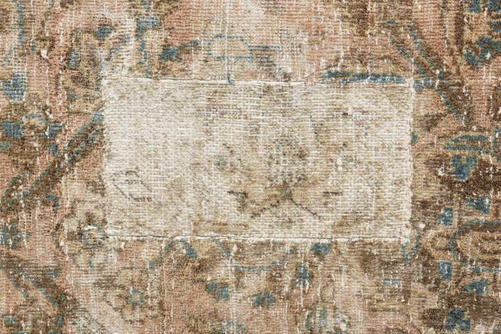 9' 5 x 12' 9 Hand Knotted Ultra Vintage Persian Wool Rug
