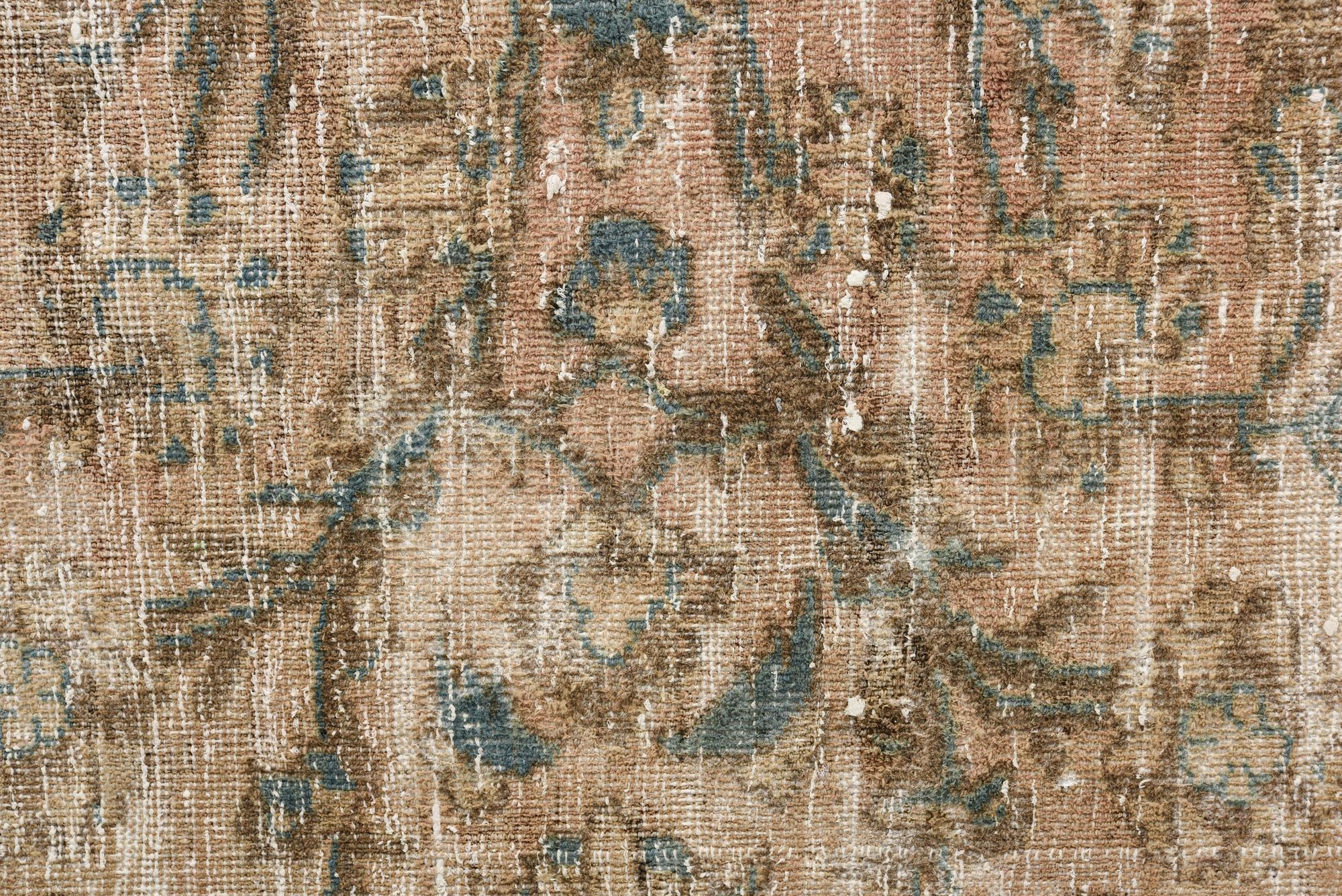 9' 5 x 12' 9 Hand Knotted Ultra Vintage Persian Wool Rug