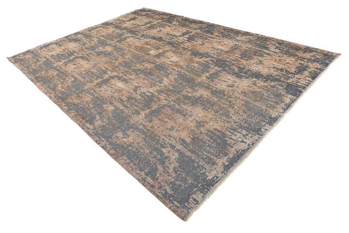 9' 1 x 12' 7 Hand Knotted Ultra Vintage Persian Wool Rug
