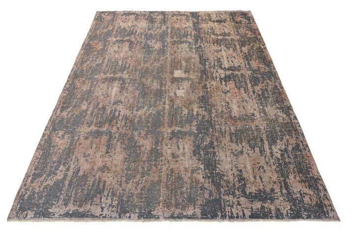 9' 1 x 12' 7 Hand Knotted Ultra Vintage Persian Wool Rug