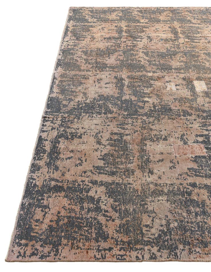 Detail image of 9' 1 x 12' 7  Hand Knotted Ultra Vintage Persian Wool Rug