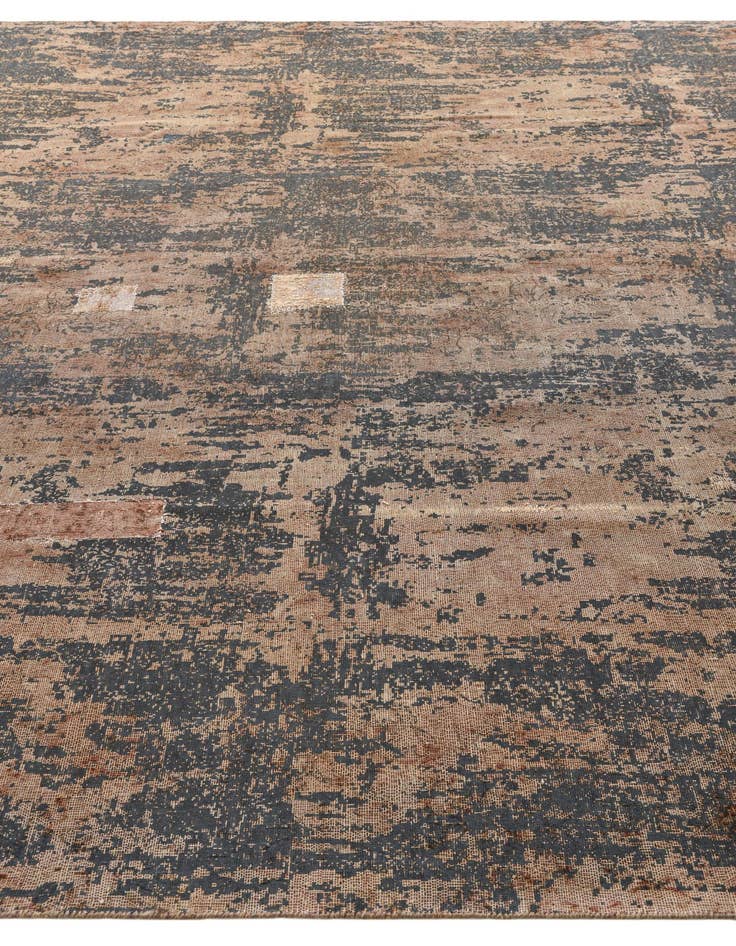 Detail image of 9' 1 x 12' 7  Hand Knotted Ultra Vintage Persian Wool Rug