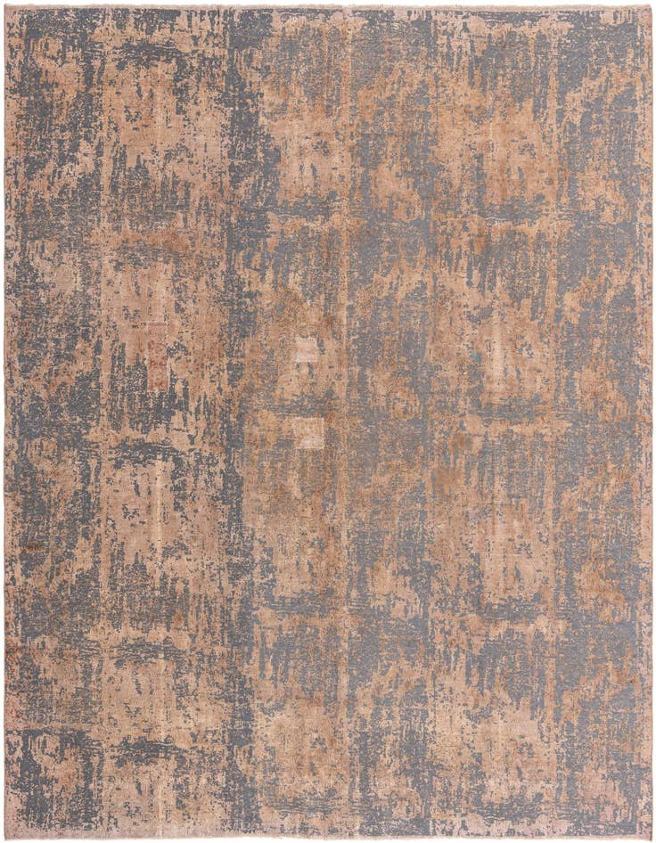 Detail image of 9' 1 x 12' 7 Hand Knotted Ultra Vintage Persian Wool Rug