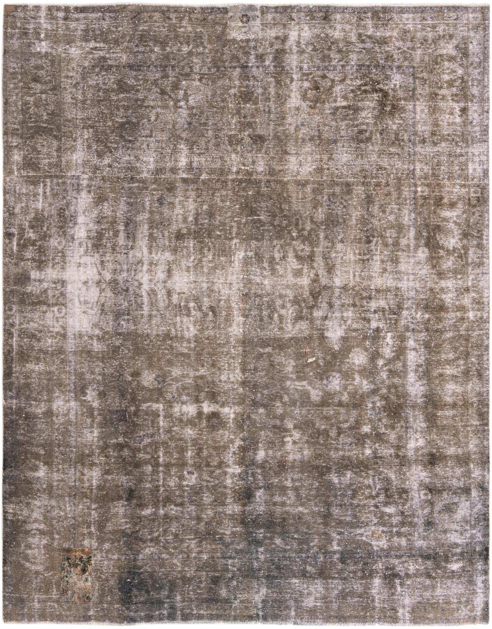 9' 1 x 11' 7 Hand Knotted Ultra Vintage Persian Wool Rug