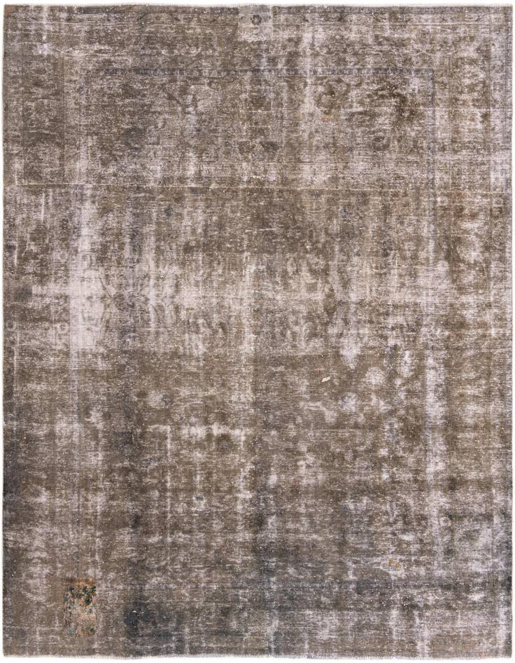 Detail image of 9' 1 x 11' 7 Hand Knotted Ultra Vintage Persian Wool Rug