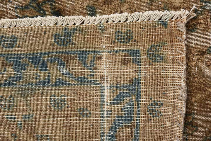 9' 8 x 12' 3 Hand Knotted Ultra Vintage Persian Wool Rug