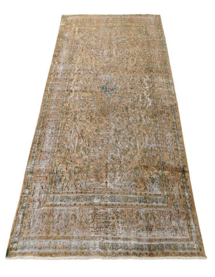 Detail image of 9' 8 x 12' 3  Hand Knotted Ultra Vintage Persian Wool Rug