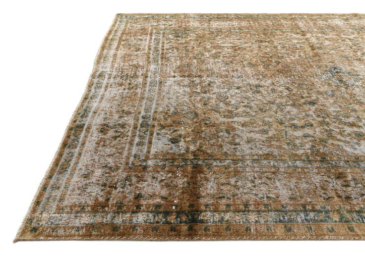 Detail image of 9' 8 x 12' 3 Hand Knotted Ultra Vintage Persian Wool Rug