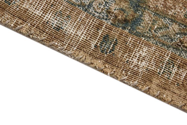Detail image of 9' 8 x 12' 3 Hand Knotted Ultra Vintage Persian Wool Rug