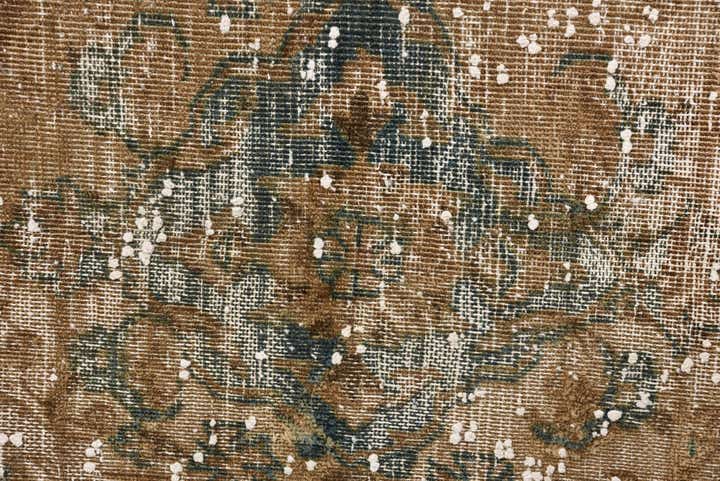 9' 8 x 12' 3 Hand Knotted Ultra Vintage Persian Wool Rug