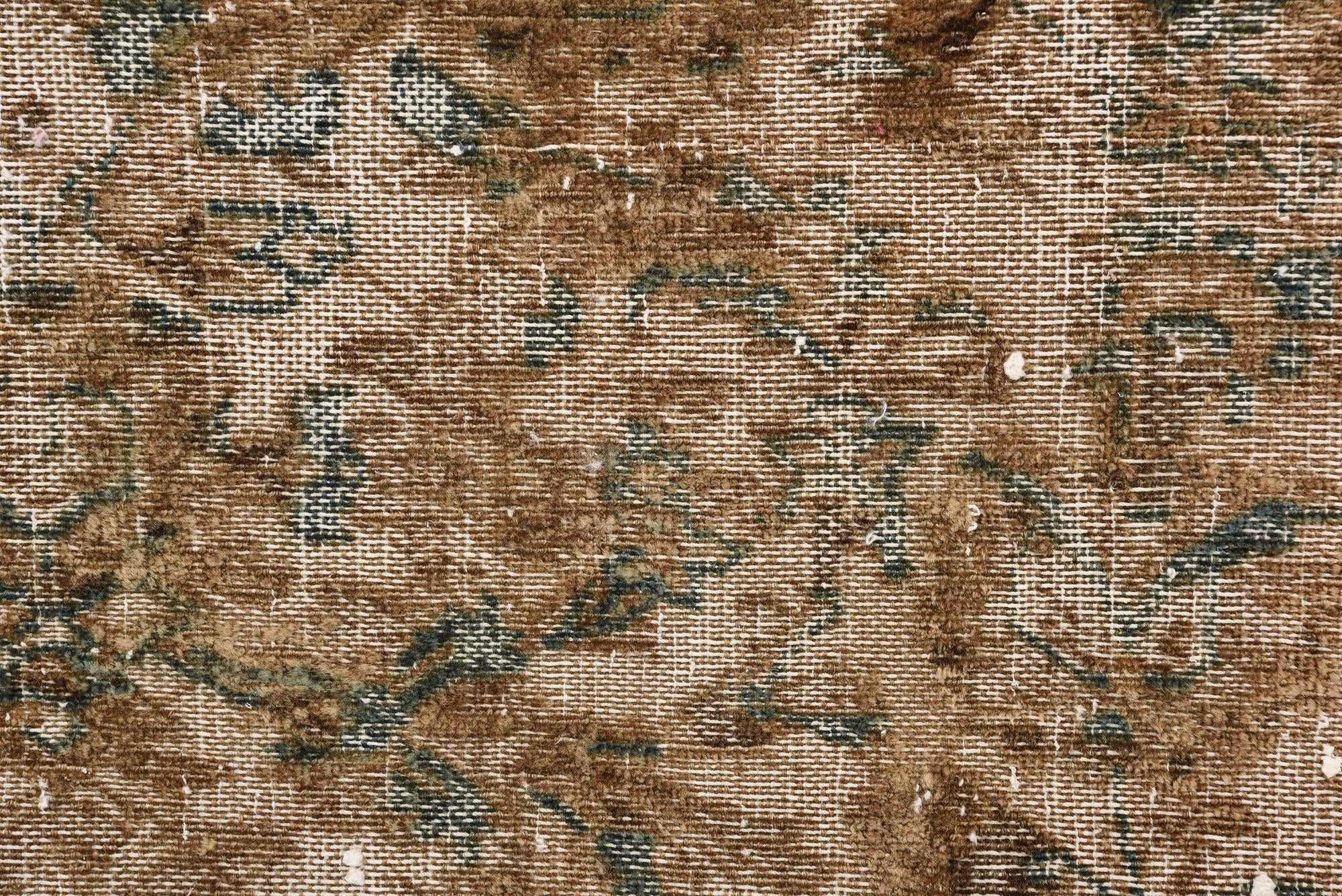9' 8 x 12' 3 Hand Knotted Ultra Vintage Persian Wool Rug