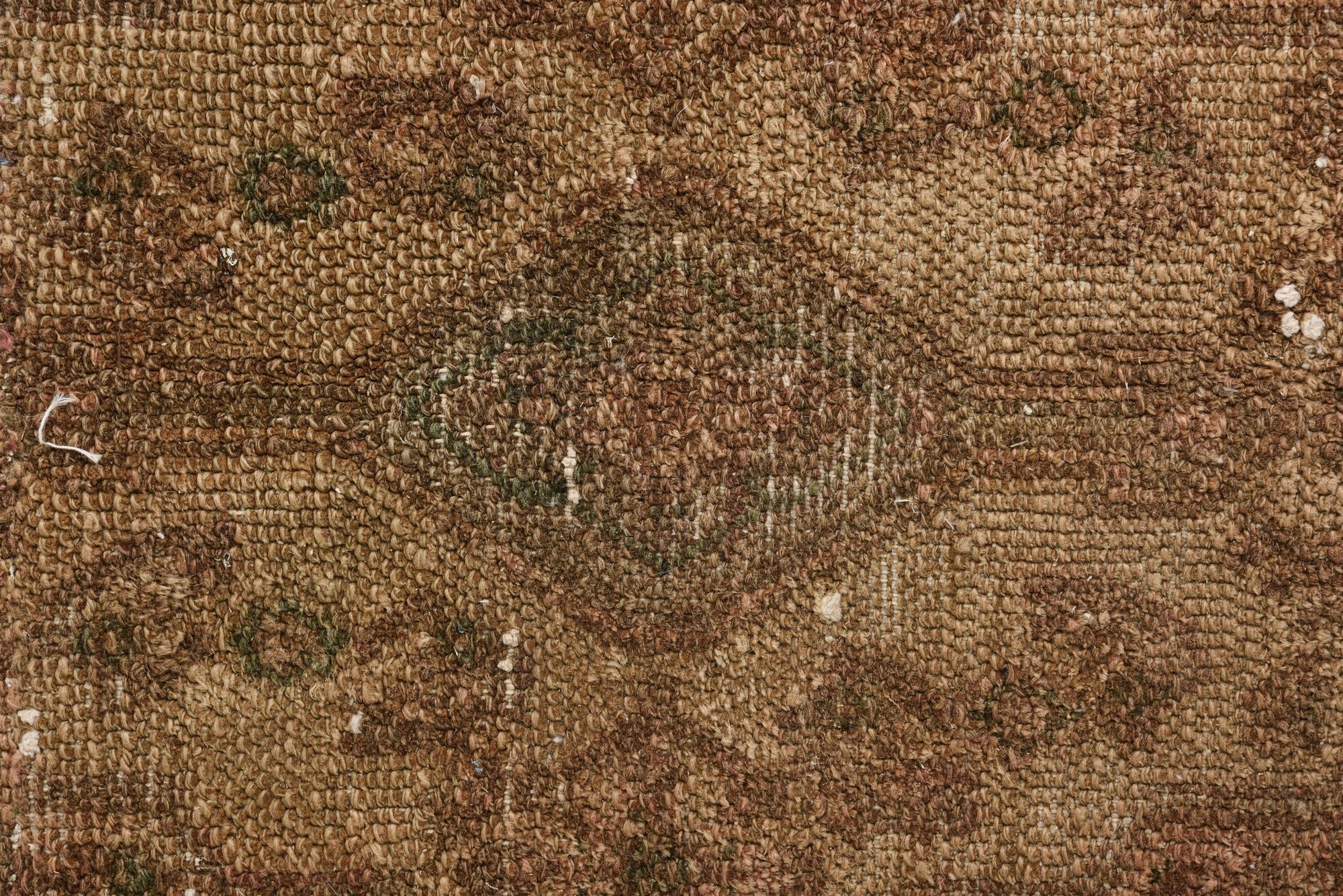 6' 4 x 7' 9 Hand Knotted Ultra Vintage Persian Wool Rug
