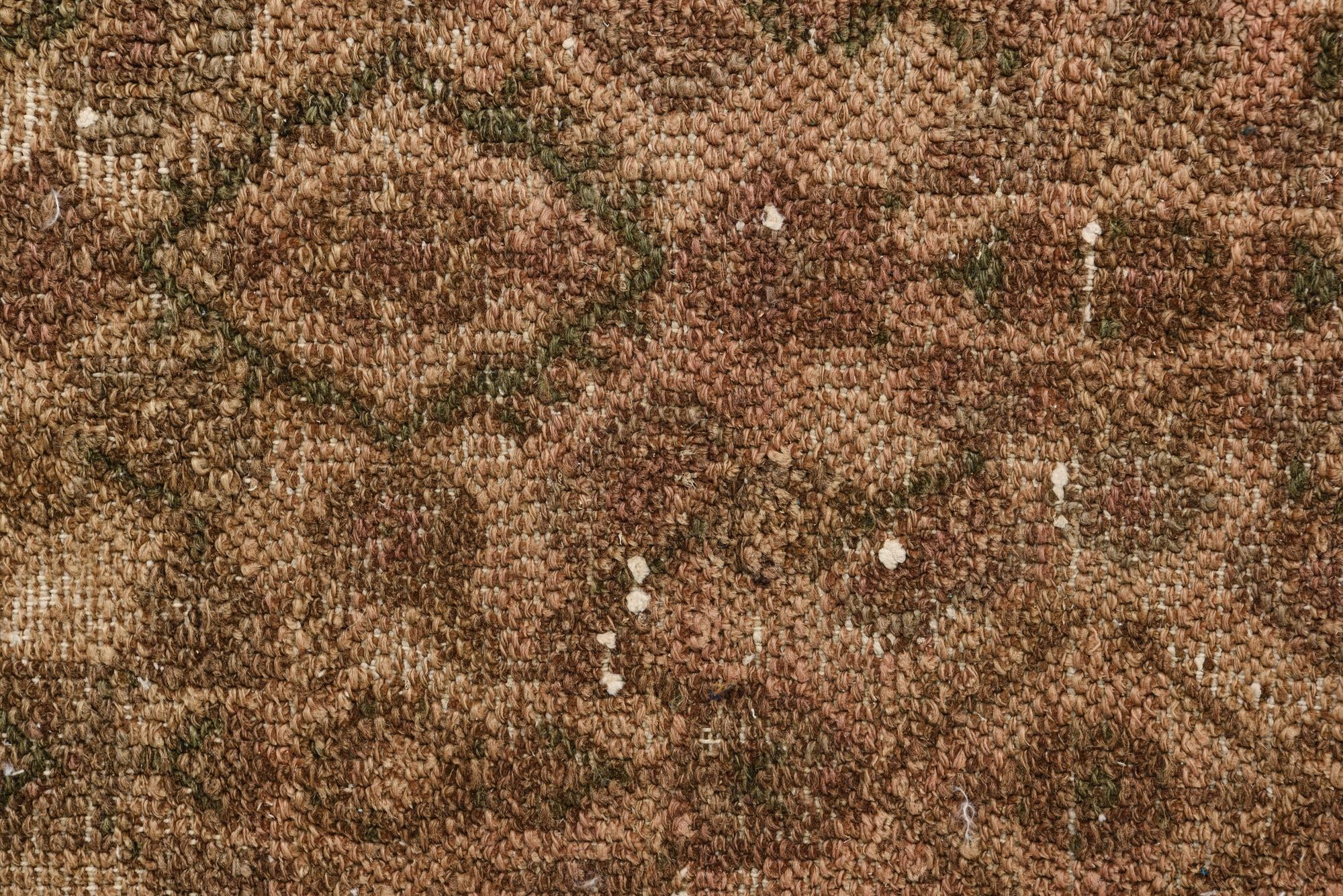 6' 4 x 7' 9 Hand Knotted Ultra Vintage Persian Wool Rug
