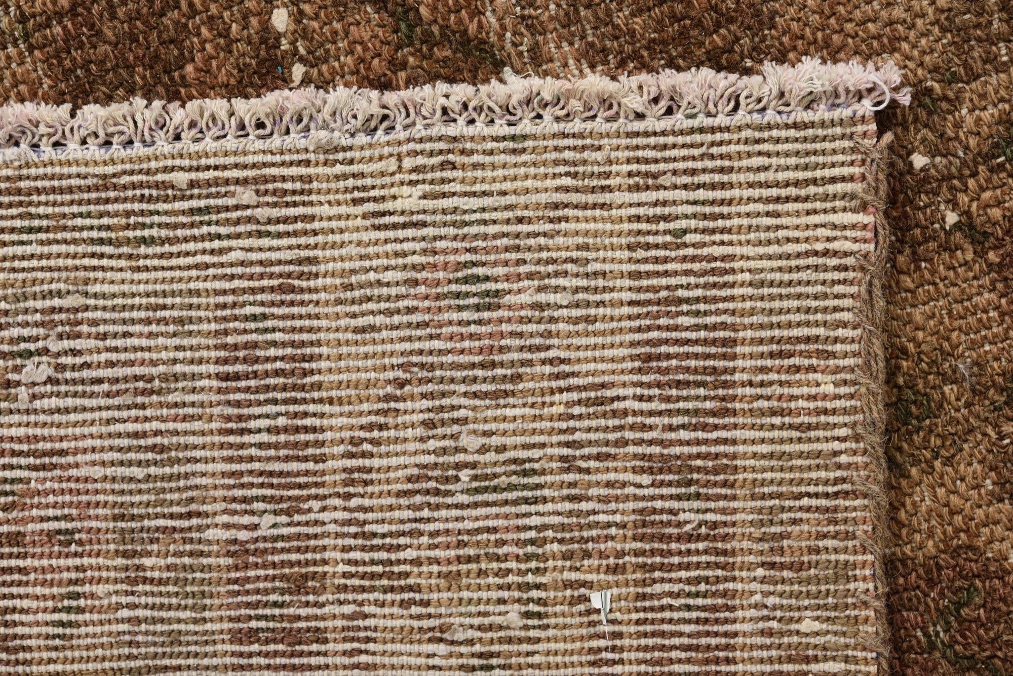 6' 4 x 7' 9 Hand Knotted Ultra Vintage Persian Wool Rug