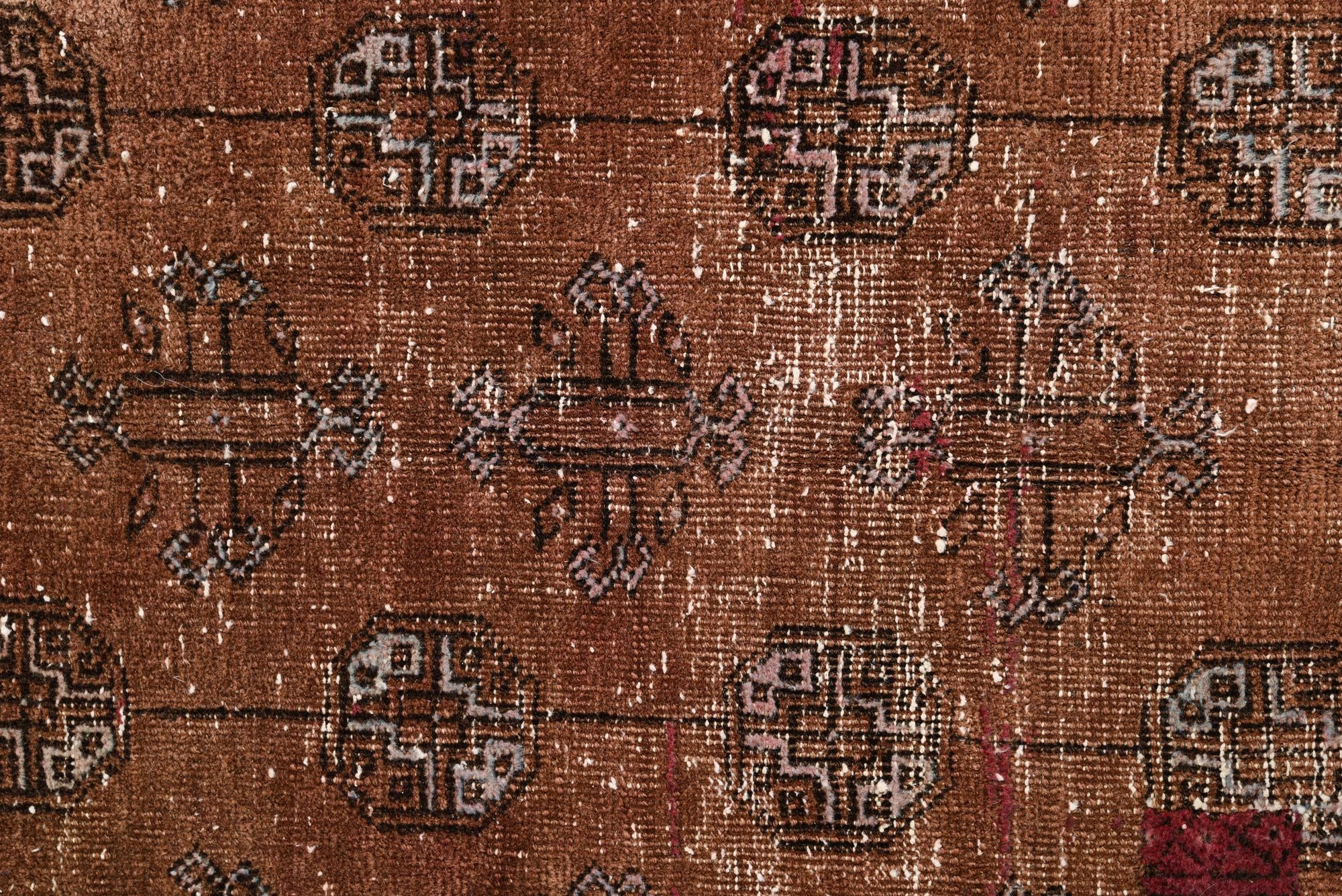 5' 8 x 7' 10 Hand Knotted Ultra Vintage Persian Wool Rug