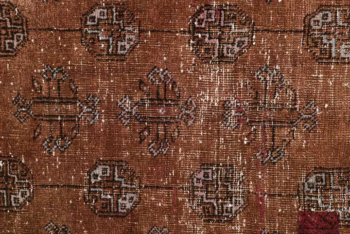 5' 8 x 7' 10 Hand Knotted Ultra Vintage Persian Wool Rug