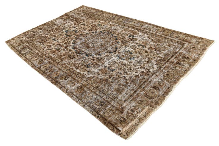 Detail image of 6' x 8' 10 Hand Knotted Ultra Vintage Persian Wool Rug