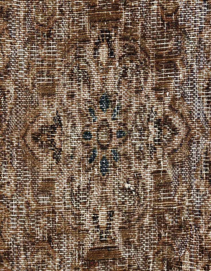 Detail image of 6' x 8' 10  Hand Knotted Ultra Vintage Persian Wool Rug