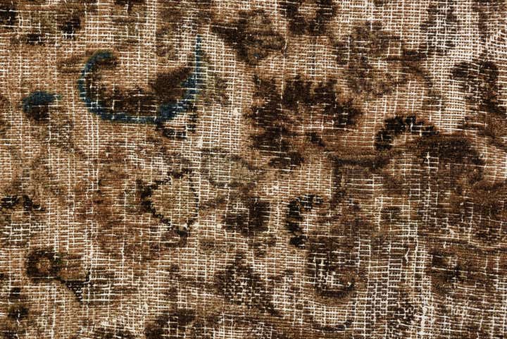6' x 8' 10 Hand Knotted Ultra Vintage Persian Wool Rug