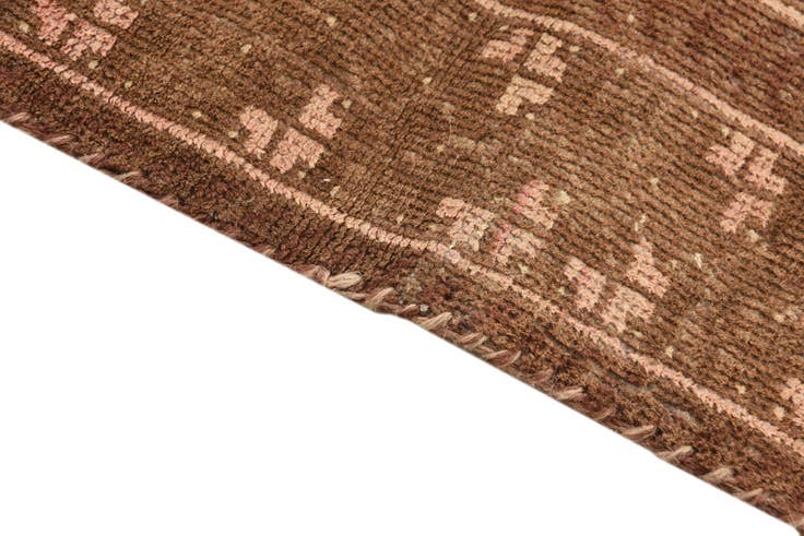 Detail image of 3' x 4' 6 Hand Knotted Ultra Vintage Persian Wool Rug