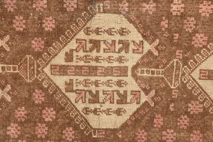 3' x 4' 6 Hand Knotted Ultra Vintage Persian Wool Rug