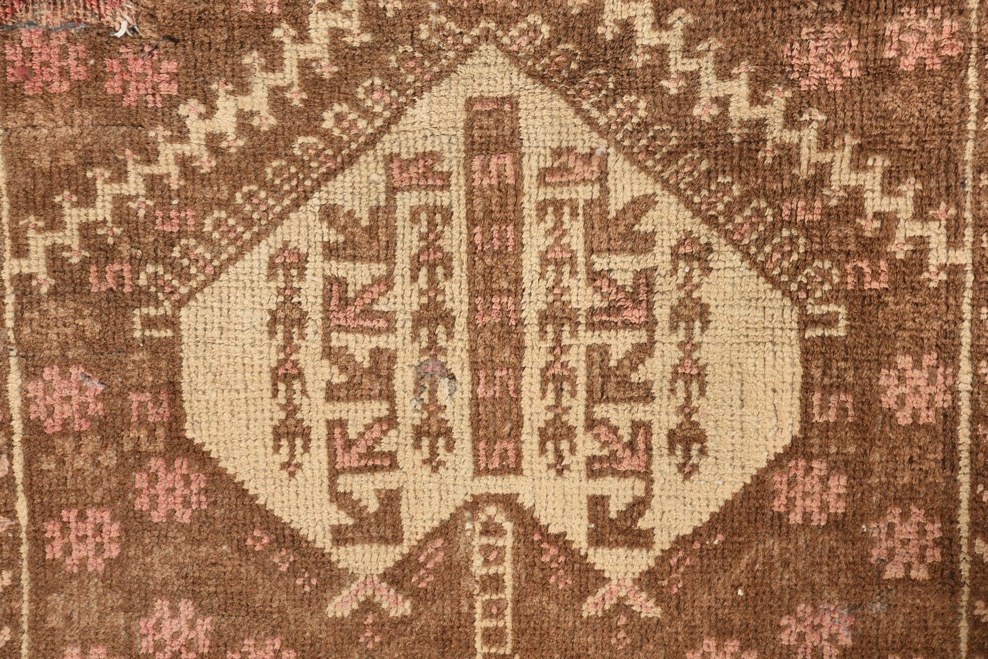 3' x 4' 6 Hand Knotted Ultra Vintage Persian Wool Rug