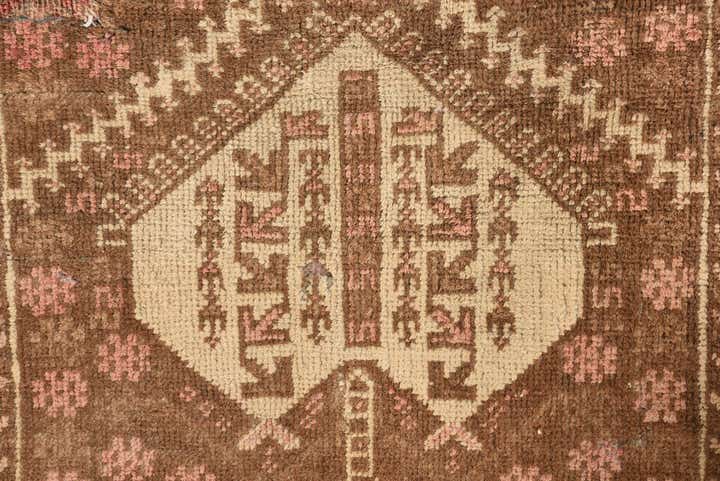 3' x 4' 6 Hand Knotted Ultra Vintage Persian Wool Rug