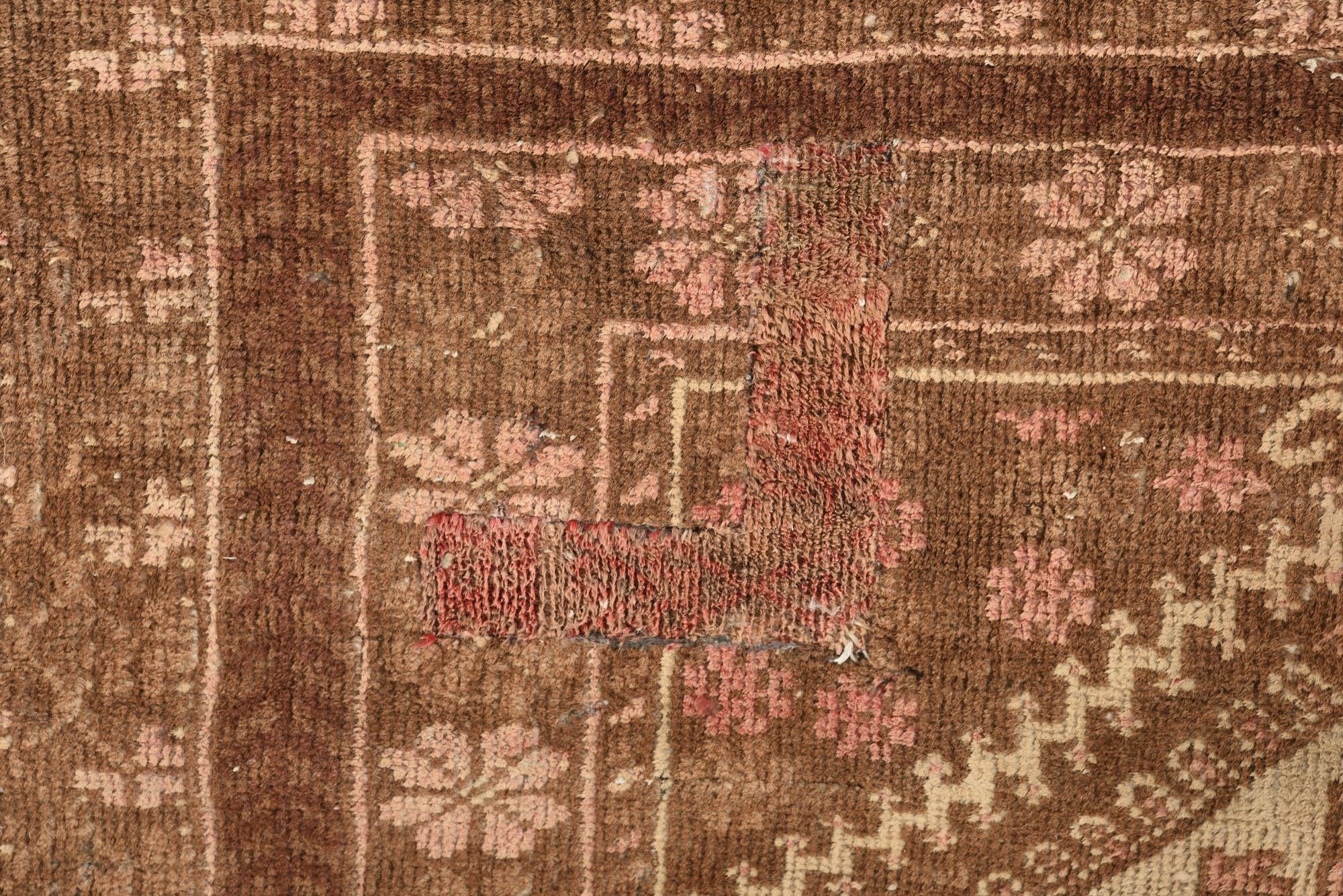 3' x 4' 6 Hand Knotted Ultra Vintage Persian Wool Rug