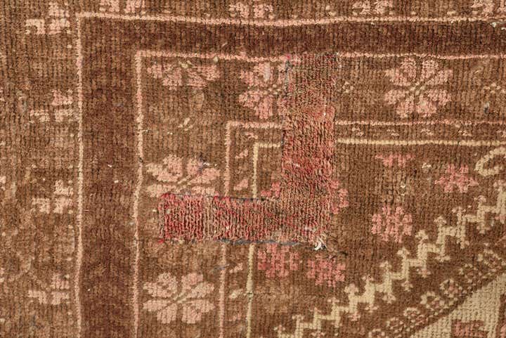 3' x 4' 6 Hand Knotted Ultra Vintage Persian Wool Rug