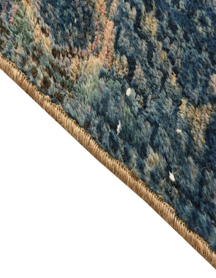 Detail image of 4' 10 x 8' 10  Hand Knotted Ultra Vintage Persian Wool Rug