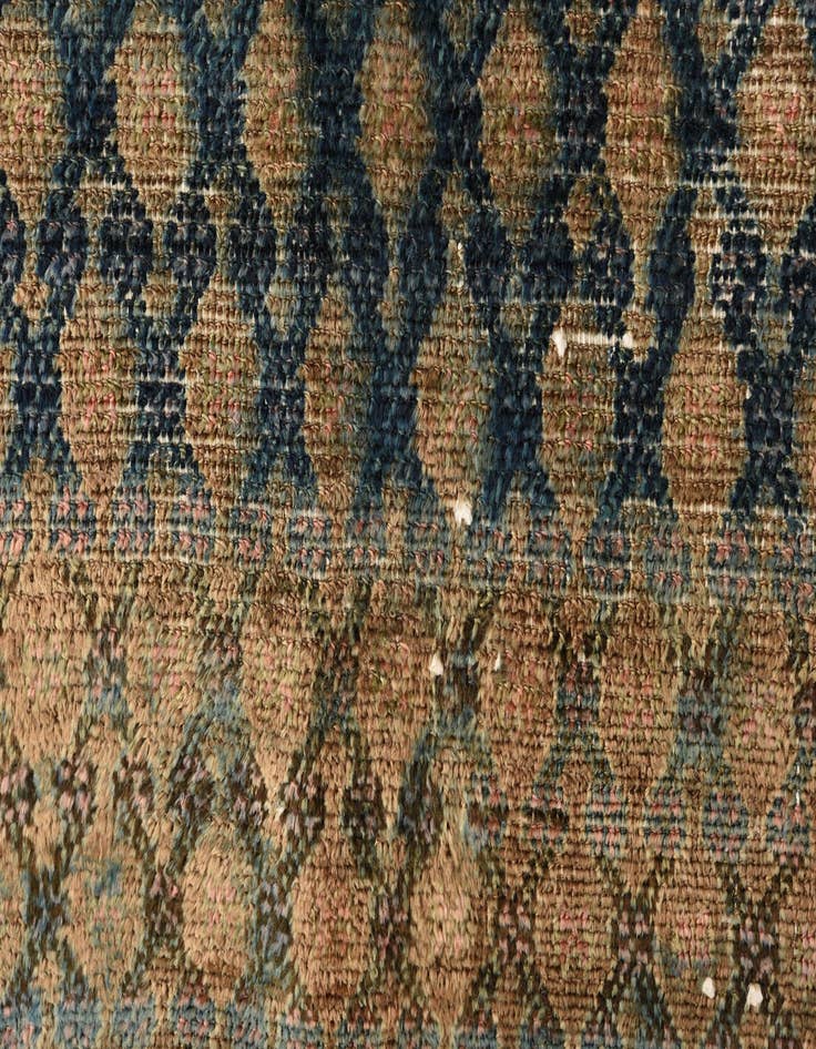 Detail image of 4' 10 x 8' 10  Hand Knotted Ultra Vintage Persian Wool Rug