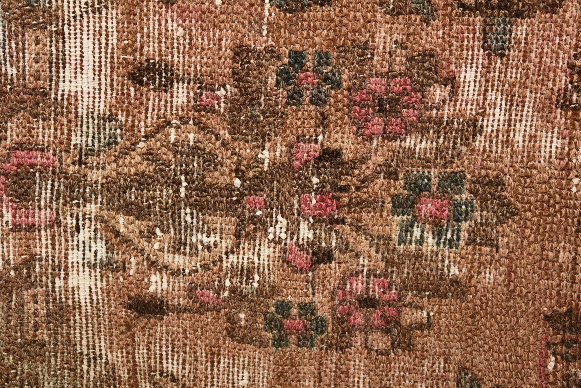 6' 7 x 9' 8 Hand Knotted Ultra Vintage Persian Wool Rug