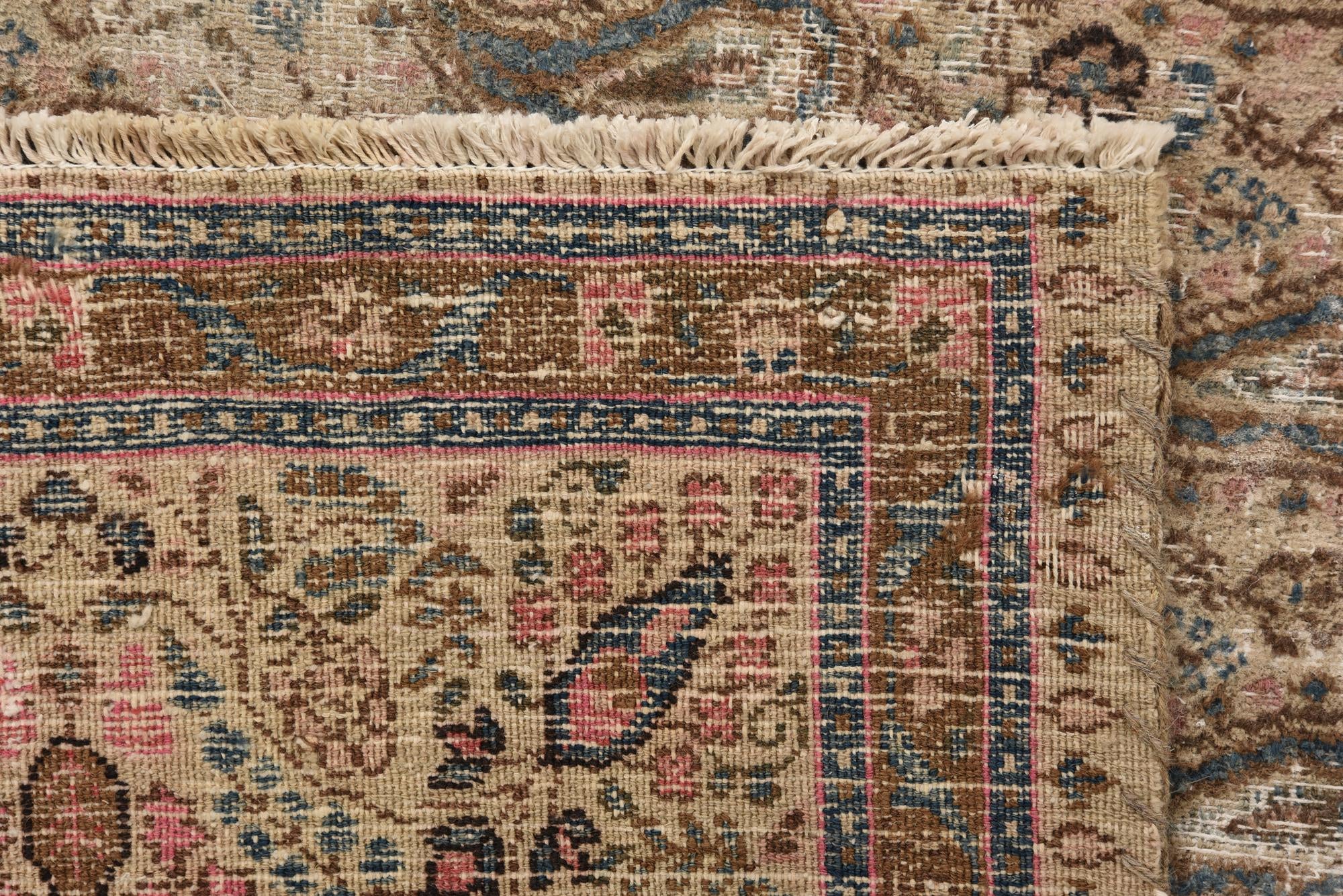 7' x 10' 3 Hand Knotted Ultra Vintage Persian Wool Rug