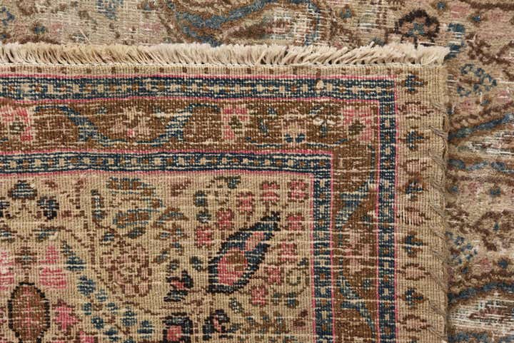 7' x 10' 3 Hand Knotted Ultra Vintage Persian Wool Rug