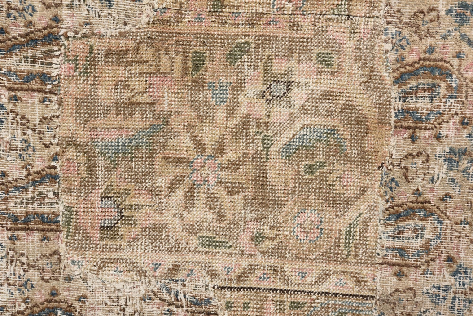 7' x 10' 3 Hand Knotted Ultra Vintage Persian Wool Rug