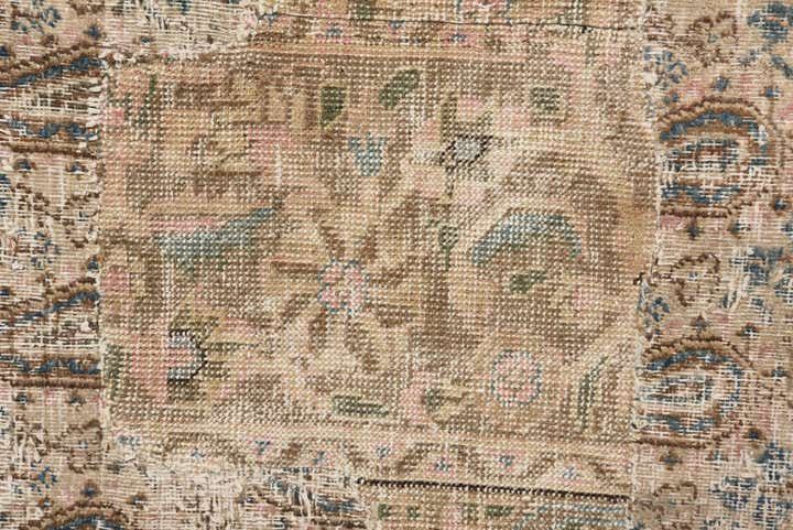 7' x 10' 3 Hand Knotted Ultra Vintage Persian Wool Rug
