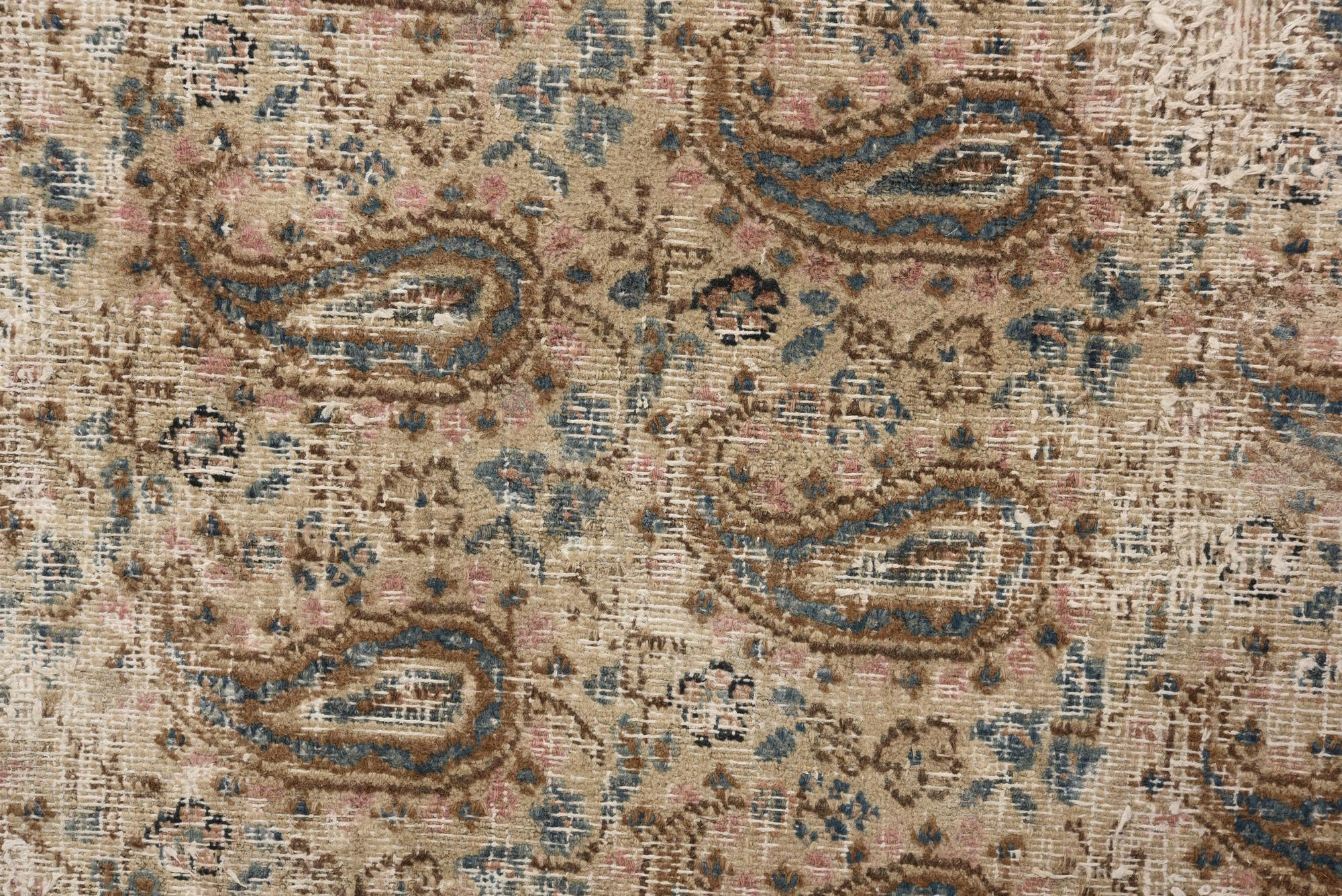 7' x 10' 3 Hand Knotted Ultra Vintage Persian Wool Rug