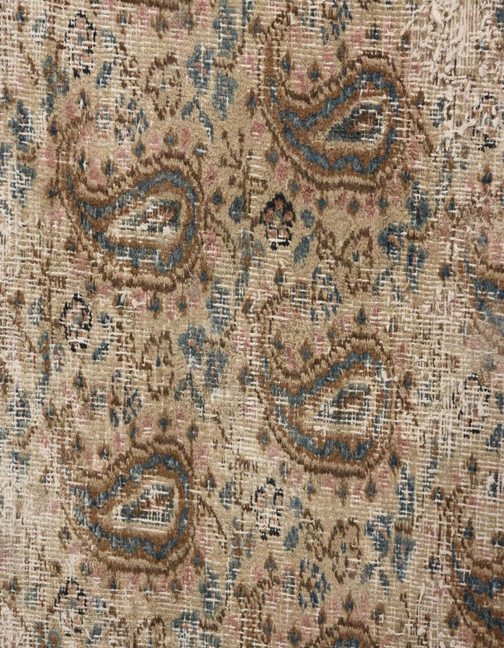 Detail image of 7' x 10' 3  Hand Knotted Ultra Vintage Persian Wool Rug